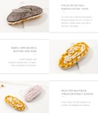 Braided Yarn Hair Clips