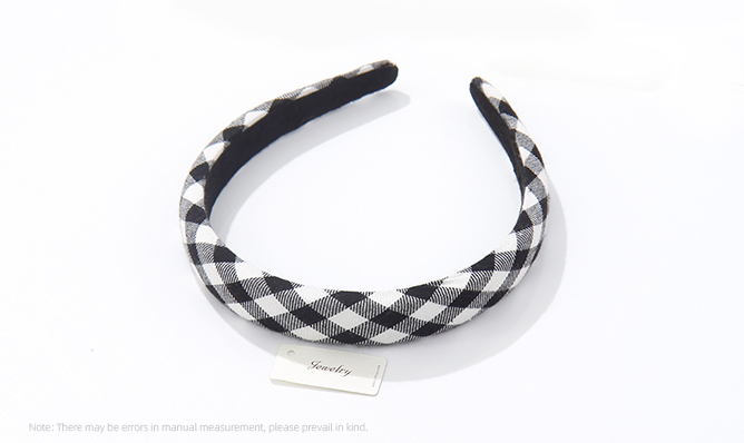 Simple Checks Hair Band