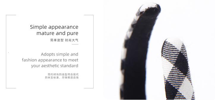Simple Checks Hair Band