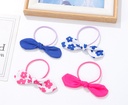 Cute Printing Bow Tie Hair Tie