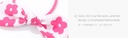 Cute Printing Bow Tie Hair Tie