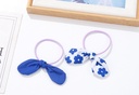 Cute Printing Bow Tie Hair Tie