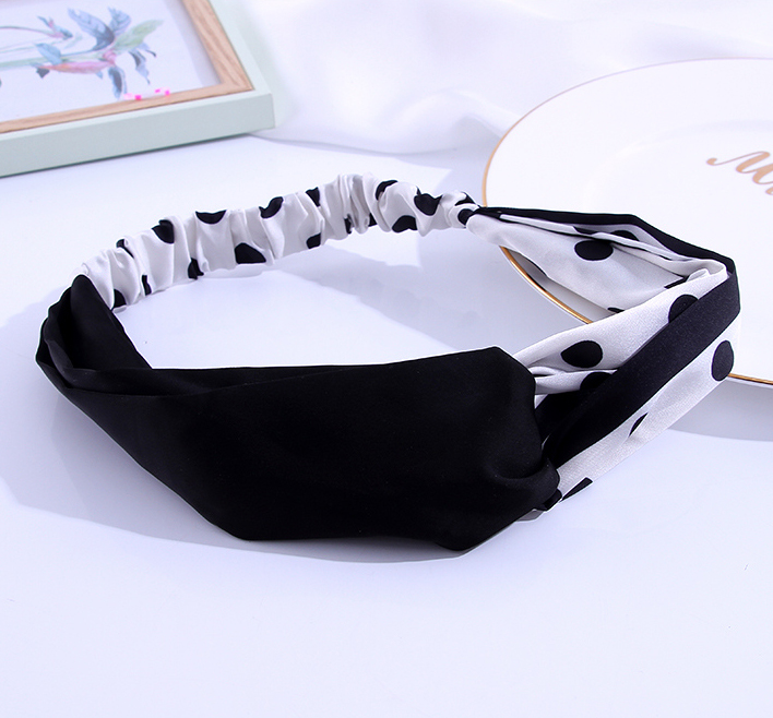 Elegant Polka Dot Hair Band