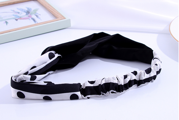 Elegant Polka Dot Hair Band