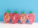 Carrot Shaped Bag Disposable Hair Tie 100 PCS