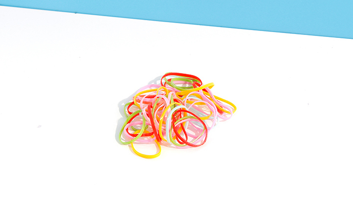 Carrot Shaped Bag Disposable Hair Tie 100 PCS