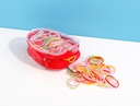 Carrot Shaped Bag Disposable Hair Tie 100 PCS