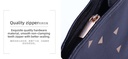 Black Triangle Printing Trapezoidal Cosmetic Bag