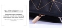 Black Mesh Trapezoidal Cosmetic Bag