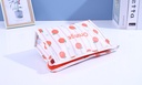 Fresh Orange Trapezoidal Cosmetic Bag