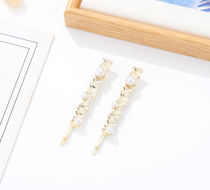 Stylish Irregular Beads Hair Pin 2 PCS