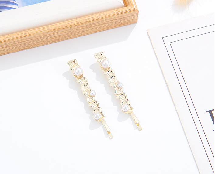 Stylish Irregular Beads Hair Pin 2 PCS