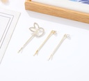 Stylish Bunny Hair Pin 3 PCS