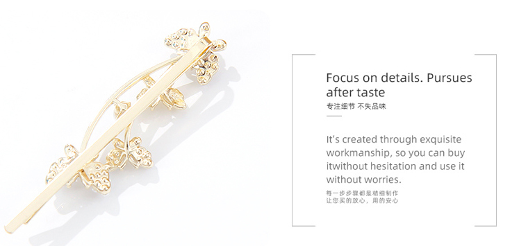 Elegant Butterfly Hair Pin 2 PCS
