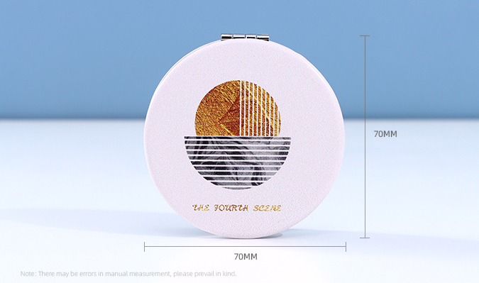 Simple Round Portable Mirror