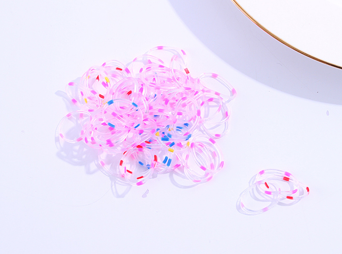 Cartoon Animal Shaped Bag Disposable Hair Tie 300 PCS