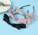 Solid Color Bow Hair Band