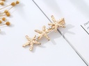 Textured Starfish Alligator Hair Clip