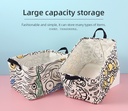 Famous Painting Series Sunflower Fabric Storage Container(White)