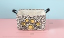 Famous Painting Series Sunflower Fabric Storage Container(White)