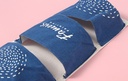 Famous Painting Series Sunflower Hanging Storage Bag with 3 Pockets(Deep Blue)