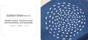 Famous Painting Series Sunflower Hanging Storage Bag with 3 Pockets(Deep Blue)