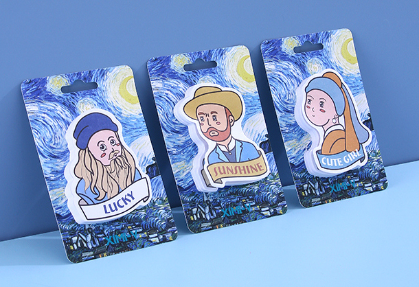Famous Painting Series Sticky Note(Men with Hat)