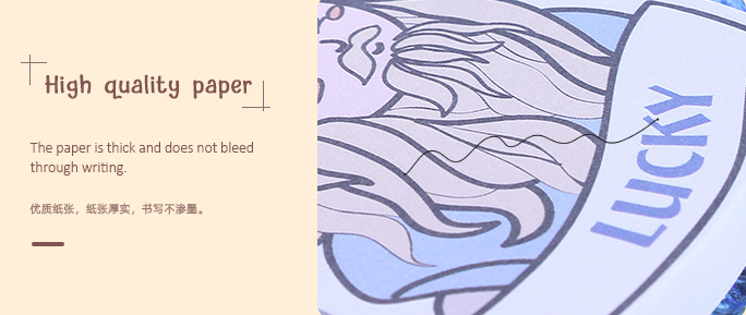 Famous Painting Series Sticky Note(Long Hair Men)
