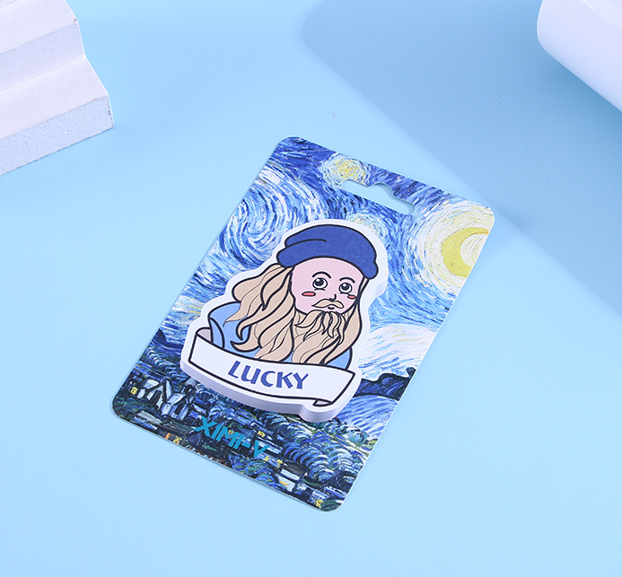 Famous Painting Series Sticky Note(Long Hair Men)