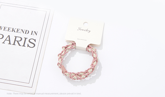 Stylish Colorful Braided Hair Tie 2 PCS