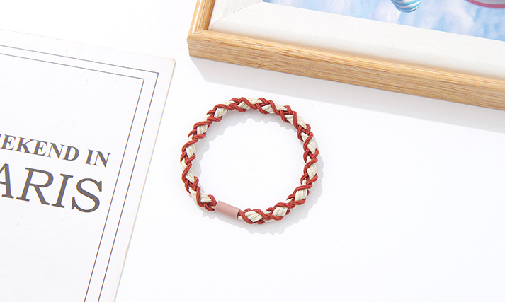 Stylish Colorful Braided Hair Tie 2 PCS