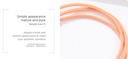 Basic Letter Label Hair Tie 2 PCS