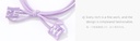 Basic Letter Label Hair Tie 2 PCS