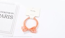 Basic Letter Label Hair Tie 2 PCS