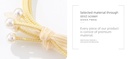 Knot Artificial Pearl Hair Tie 2 PCS