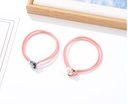 Stylish Painting Loving Heart Hair Tie 2 PCS