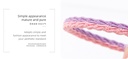 Stylish Two Tone Knitting Hair Tie 2 PCS