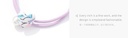 Stylish Two Tone Knitting Hair Tie 2 PCS