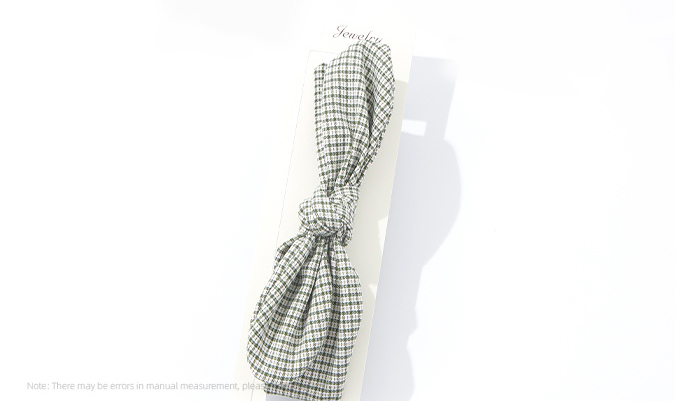 Cute Sweet Checks Bow Tie Hair Band