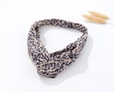 Retro French Printing Wrinkle Hair Band