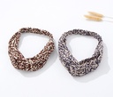 Retro French Printing Wrinkle Hair Band