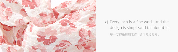 Sweet Flower Wrinkle Hair Band