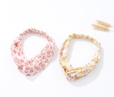 Sweet Flower Wrinkle Hair Band