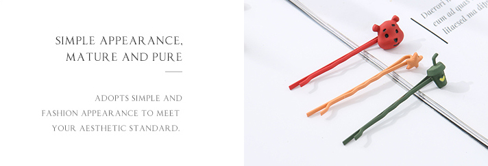 Bear Hairpins Set