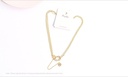 Double Circles Tassel Necklace