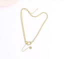 Double Circles Tassel Necklace