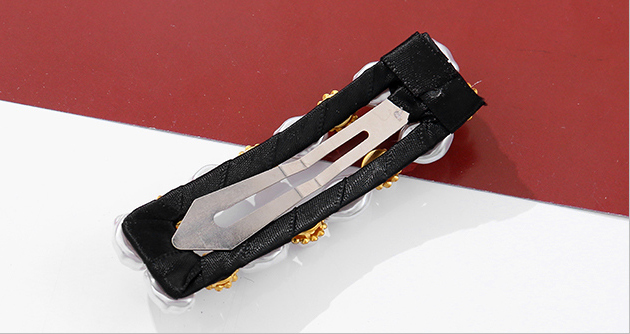 Retro Artificial Pearl Square Hair Clip