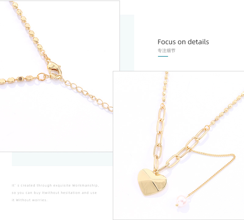 Simple Heart-shape Pendant Necklace