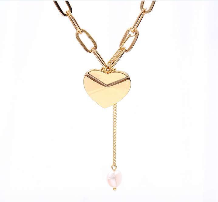 Simple Heart-shape Pendant Necklace