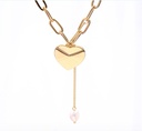 Simple Heart-shape Pendant Necklace